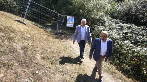 Miguel Fernndez y Jos Antonio Quiroga, este mircoles junto al Mio