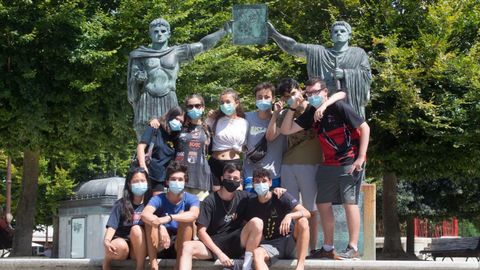 Turistas cuentan su experiencia en Lugo y c�mo adoptan las medidas contra el covid-19