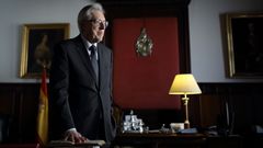 Miguel �ngel Cadenas, en su despacho del Tribunal Superior de Xustiza de Galicia