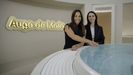 Luca Riveiro y Eva Castro, directoras del spa Auga de Maio, enel nmero 11 de la avenida de Fisterra