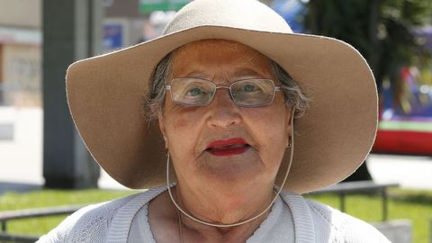 Amparo Morales, 93 a�os. Naci� en Monforte, vive en A Coru�a. Fue labradora