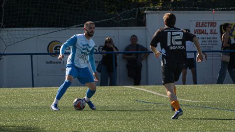 En una imagen de archivo, el ribeirense Aguado durante un partido de la recta final de la temporada.