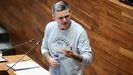 El portavoz de Podemos Asturies, Rafael Palacios
