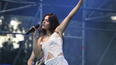 Sabela, en un concierto en A Coru�a