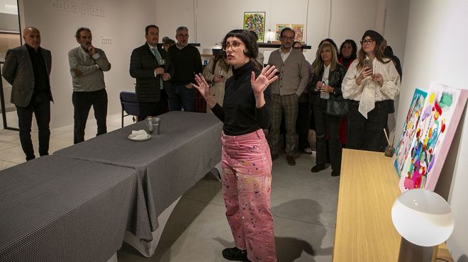 Inauguraci�n de la exposici�n de L�a G�ndara en Stimmug Stories