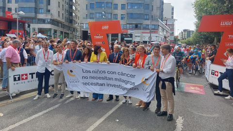 Previa a la salida de la etapa de La Vuelta en Lugo