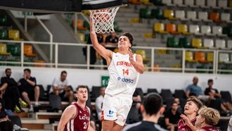 Diego Niebla, durante el europeo sub-18.