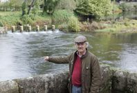 Juan Manuel Rey remarca la mala la situaci�n del Umia en Caldas, que califica de desastrosa. 