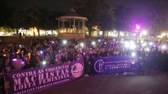 Manifestaci�n feminista celebrada ayer en Pontevedra