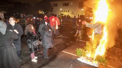 Imagen de archivo del entierro del Felipe en Ribeira.