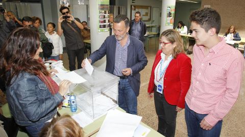 Agustn Hernndez, candidato del PP a la alcalda de Santiago