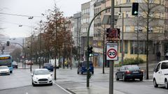 Aunque el radar no se utiliz� de ma�ana por la lluvia, los conductores s� respetaron el l�mite