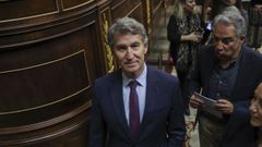 Feijoo, ayer en el Congreso