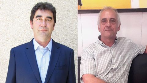 El director de Comunicaci�n del presidente del Principado, Jos� Manuel �lvarez Pi�eiro y el director de gabinete Manuel Granda D�az de la Campa