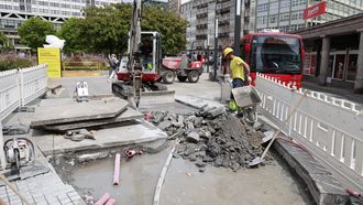 Obras de conexin entre las calles Payo Gmez y Modesta Goicoura. 