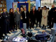 Apertura del local que albergaba la oficina, en foto de archivo.