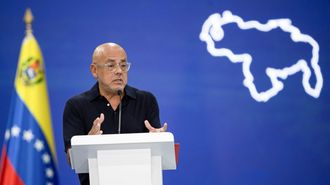 El presidente de la Asamblea Nacional de Venezuela, Jorge Rodr�guez