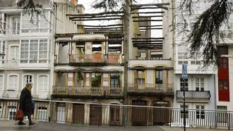 Estado actual en el que se encuentra el n�mero 8 de la calle Santa Luc�a