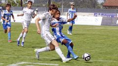 Imagen del duelo de liguilla entre el Real Madrid y el Deportivo de A Coru�a.