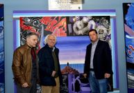 Ant�n Castro, �ngel Orcajo y Jos� Manuel Traba, ayer, durante la presentaci�n. 