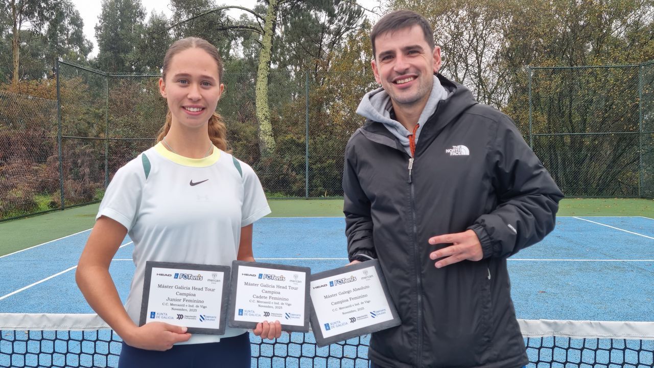 Máire Ryan Pías, con solo 14 años, se proclama campeona absoluta en el Máster Gallego