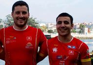 David Cal y Tono Campos, posan sonrientes