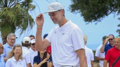 Pau Gasol, durante un acto de la fundaci�n que preside.