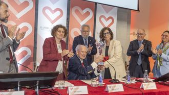 Sonia Eiras recibi� el galard�n de manos de Ramiro Carregal.