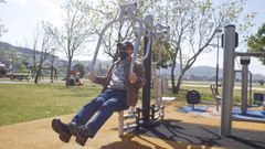 Naron�s haciendo gimnasia en Xuvia