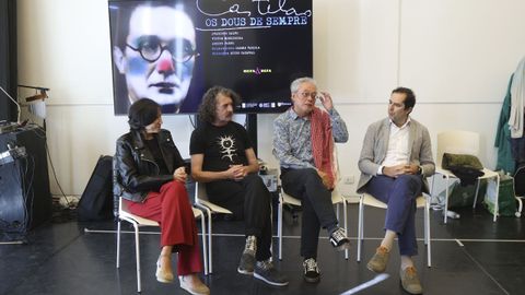 Ana Isabel Vzquez, Evaristo Calvo, Quico Cadaval e Jacobo Sutil presentaron a montaxe.