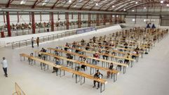 Foto de archivo de unos de los primeros ex�menes para las plazas de Navantia, en el 2020
