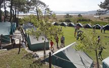 Atletas estradenses en un momento de entrenamiento. 