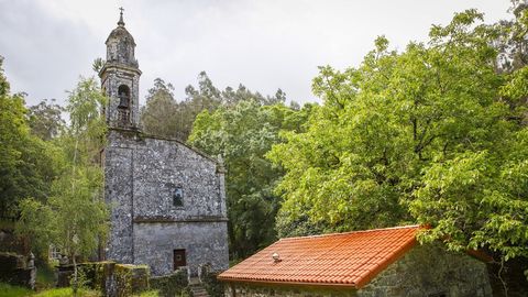 El templo de Toxosoutos fue fundado en el siglo XII, aunque la actual fachada es posterior