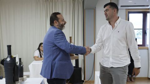 Adega Cachín, de Abeleda, se llevó un bronce con Peza do Rei.