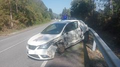 Colisi�n con una herida en Ourol