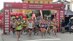 La media marat�n Ruta de La Reconquista, en im�genes