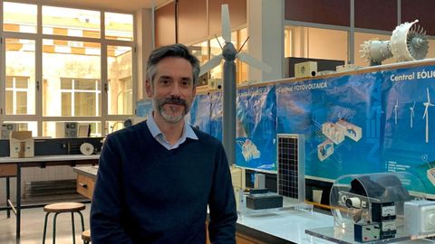 Juan Carlos R�os, profesor en el departamento de Energ�a de la Universidad de Oviedo