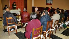 Asamblea de Podemos en A Estrada celebrada recientemente.