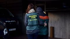 El detenido por el crimen, cuando pas� a disposici�n judicial en enero del 2020