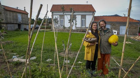 Sonia Garc�a e �lvaro Trillo en Casa Mirandela, o seu fogar e proxecto de futuro