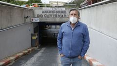 El alcalde, Manuel Ruiz, acudi� al p�rking para hablar con los trabajadores y ver las instalaciones