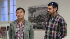 A la izquierda Sergey (Sergio) Sozonov y a la derecha Diego P�rez Dopico