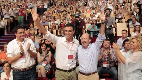 En julio del 2014 con el nuevo secretarioa general del PSOE, Pedro Snchez