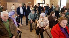 La conselleira de Poltica Social, este viernes, en la nueva unidad teraputica de alzhimer en Alende, en el municipio de Moraa