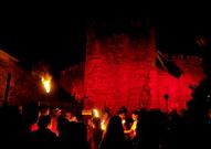 Vista del asalto al castillo celebrado el pasado a�o.