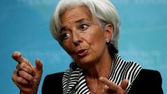 Christine Lagarde, presidenta del FMI