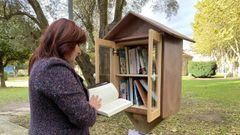 La caseta est� en el Parque da Igrexa