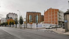 Esquina de Camino de Pip�n con la avenida da Coru�a donde se levantar� un edificio para 38 viviendas