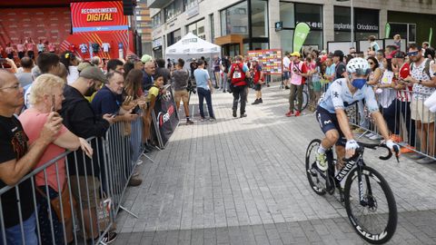 Previa a la salida de la etapa de La Vuelta en Lugo