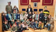 Recepci�n a los ni�os del CPI O Feal en el Concello de Nar�n